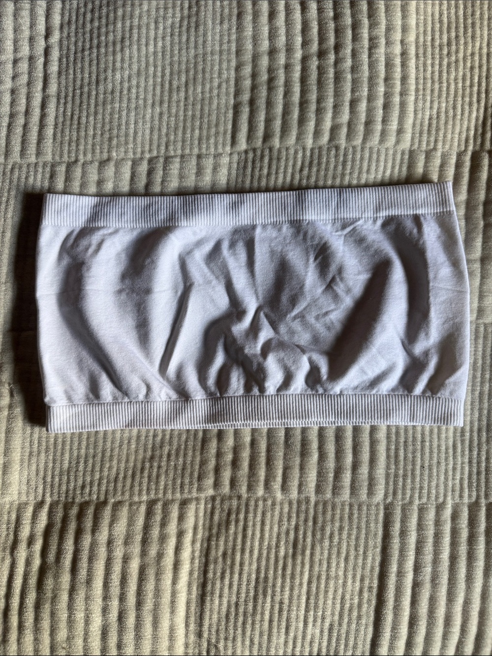 White Stretch Bandeau